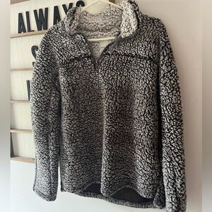 THREAD & SUPPLY Sherpa Quarter Zip Jacket